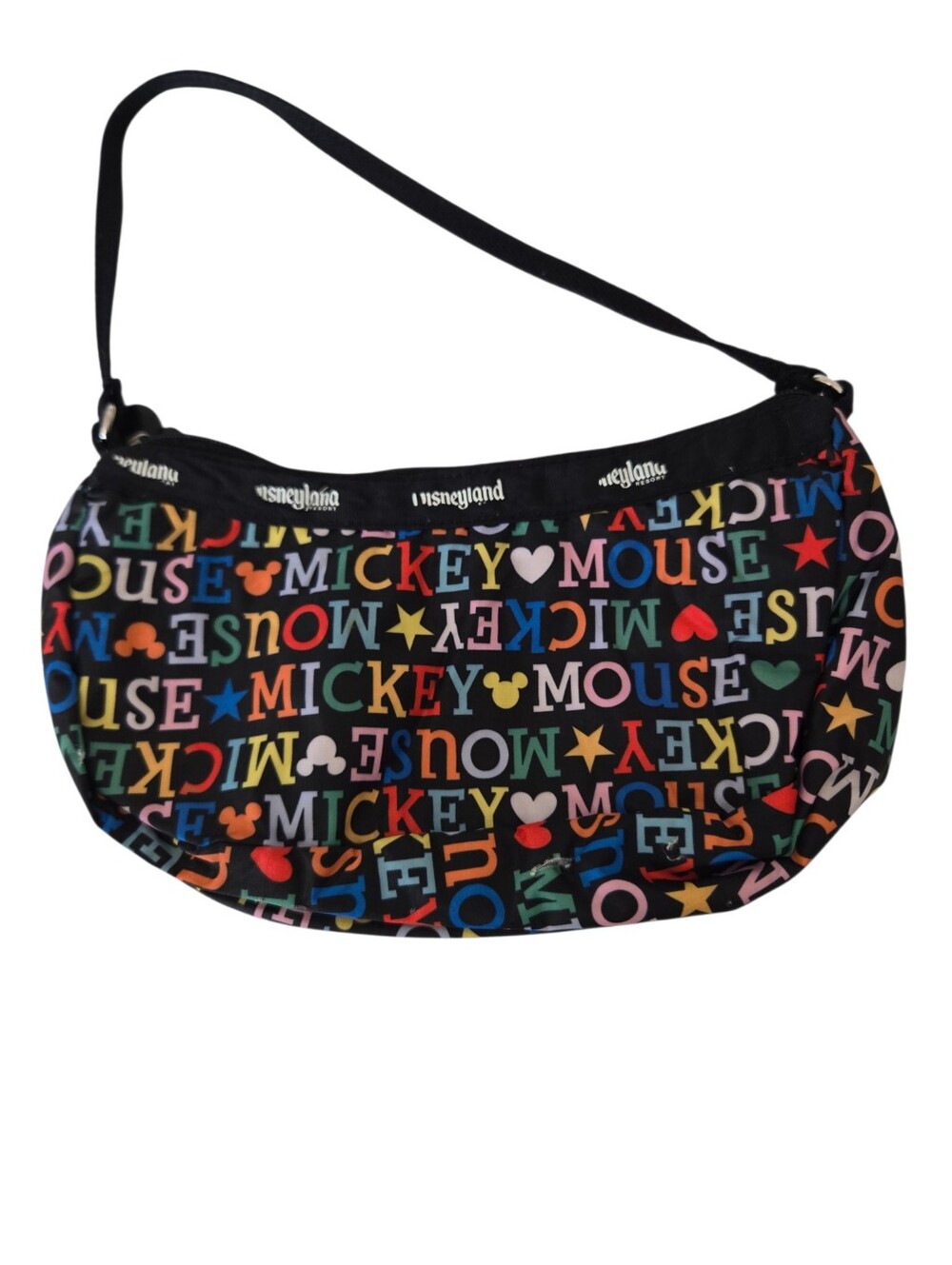 Disneyland Resort Mickey Mouse Multicolor Shoulder Bag Purse Disney Parks